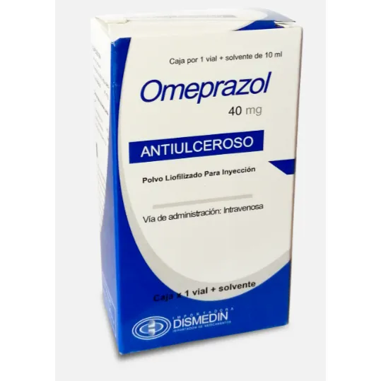 OMEPRAZOL 40 MG CAJA X 1 AMPOLLA - Ecofarma